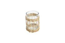 willow/glass vase