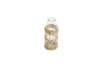 willow/glass vase