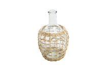willow/glass vase