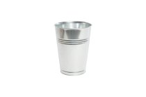 Metall-Vase, hoch