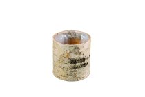 birch bark pot, cylinder