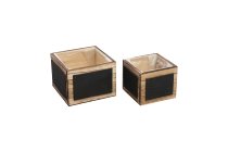 wooden planter