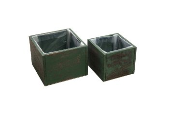 Holz-Pflanzkisten