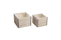wooden planter