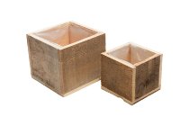 wooden planter box