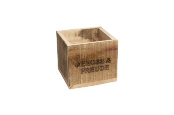 wooden box "GENUSS & FREUDE"