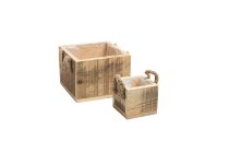wooden planter box