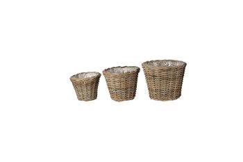 rattan cachepot