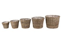 rattan cachepot