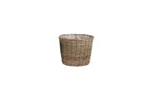 rattan cachepot, square