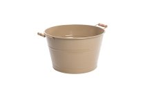metal cachepot w handles