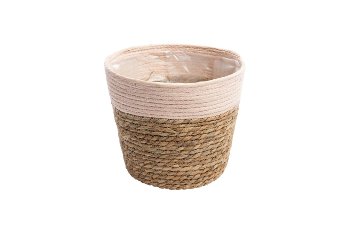 straw planter-basket