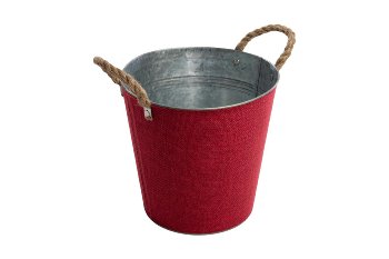 zinc/jute pot