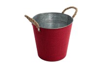 zinc/jute pot