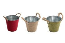 zinc/jute pot