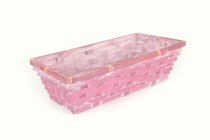 bamboo split basket, rectangular