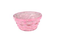 bamboo split basket, round