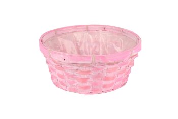 bamboo split basket, round