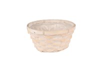 bamboo split basket, round