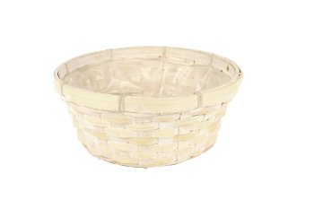 bamboo split basket, round