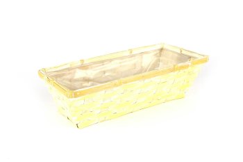 bamboo split basket, rectangular