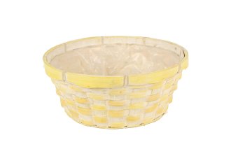 bamboo split basket, round