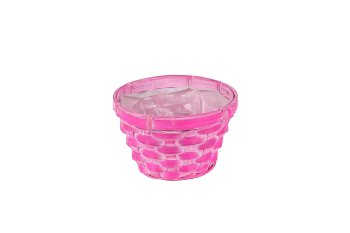 bamboo split basket, round