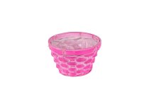 bamboo split basket, round