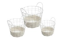 wire/willow baskets