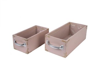 wooden planter drawer, rectangular