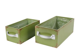 wooden planter drawer, rectangular