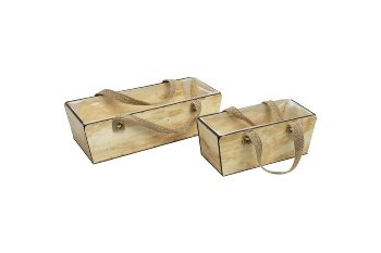 Holz-Pflanzkisten
