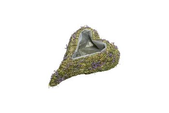 Heu/Lavendel-Pflanzherz