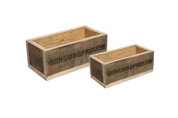 wooden box "GENUSS & FREUDE"