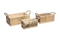 Holz-Pflanzkisten