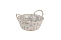woodensplint /willow planter
