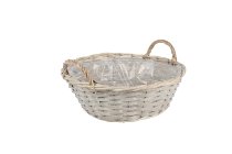 woodensplint /willow planter