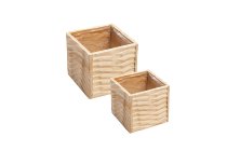 Holz-Pflanzkisten