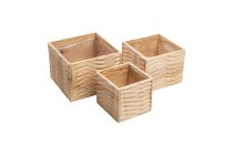 Holz-Pflanzkisten