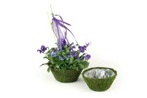 moss basket,round,10,5x24cm