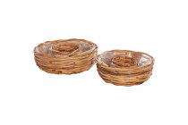 rattan planter ring