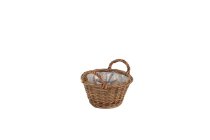 willow basket,unpeeled,round,8x15cm