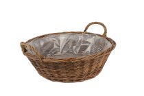 willow basket,unpeel.,round