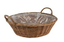 willow basket,unpeel.,round,15x50cm