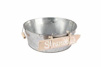Zink-Schüssel "Strandbad"