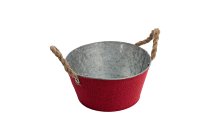 zinc/jute pot