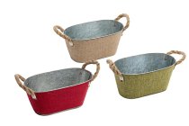 zinc/jute pot