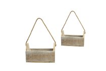 wooden boxes