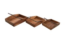 wooden box w handle