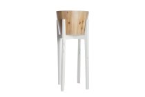 wooden bucket on legs